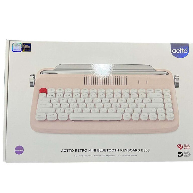 کیبورد بلوتوث مدلACTTO RETRO MINI B 303