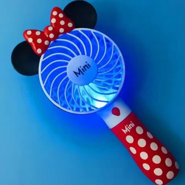پنکه شارژی طرح میکی موس MINI FAN