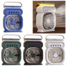 پنکه مه پاش رومیزی تایمردار FAN HUMIDIFIER