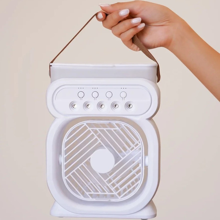 پنکه مه پاش رومیزی تایمردار FAN HUMIDIFIER