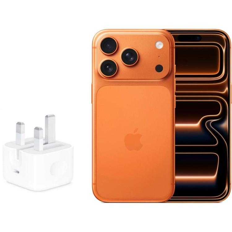 شارژر دو پین اورجینال ۴۰ وات اپل iPhone 17 Pro Max مدل داینامیک تا توان 60 وات