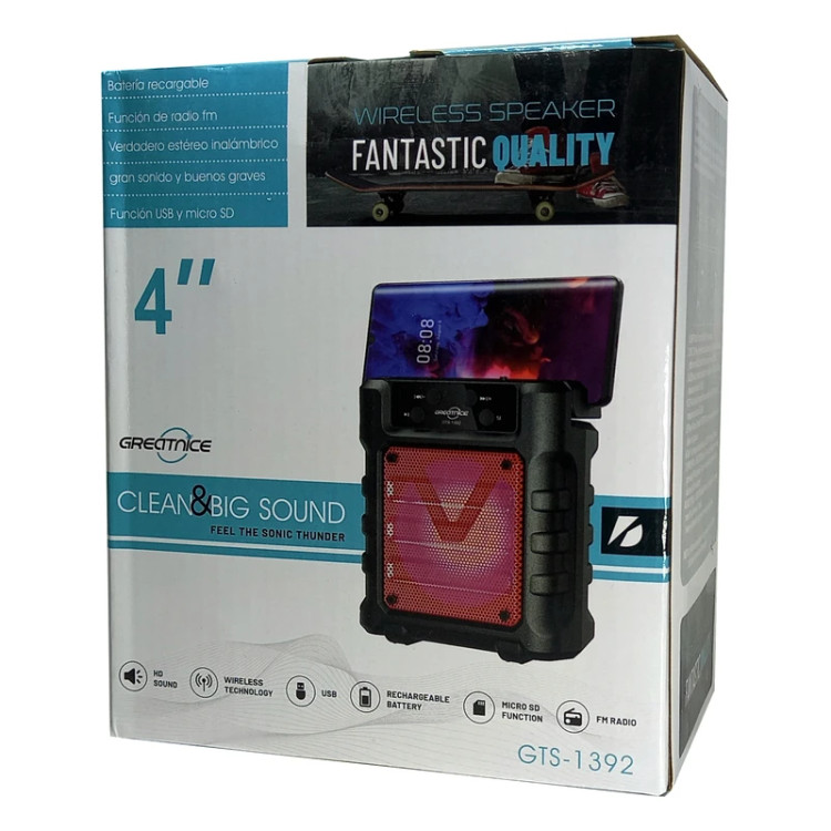 اسپیکر بلوتوثی قابل حمل گریت نایس مدل GTS 1392