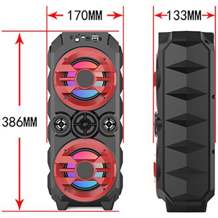اسپیکر بی سیم SinG-e مدل ZQS 4236 - قرمز