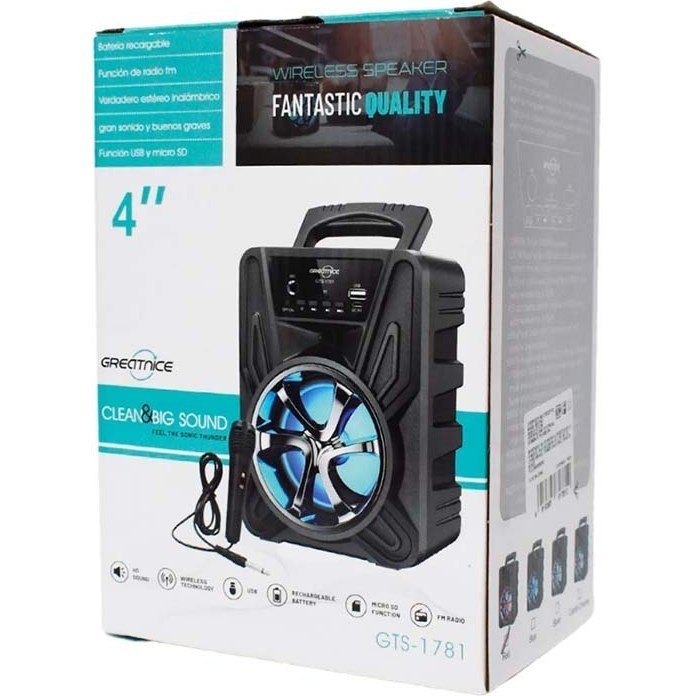 اسپیکرشارژی گریت نایس مدل GTS-1781